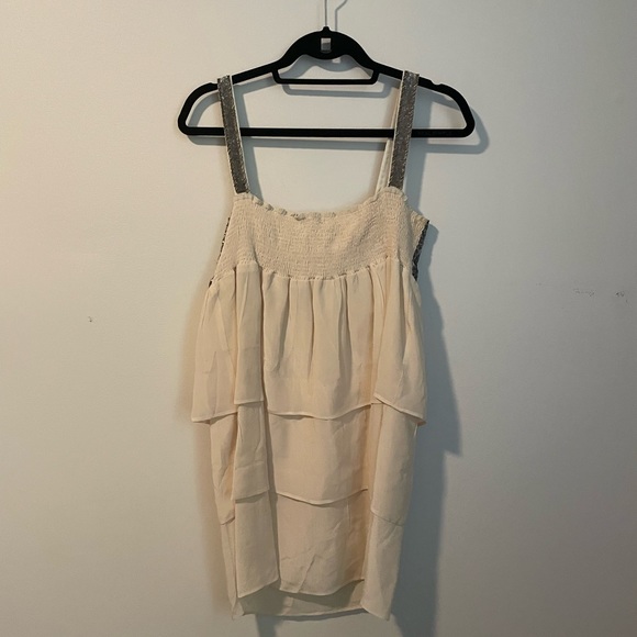 Beaded Silk Tiered Mini - Picture 2 of 7